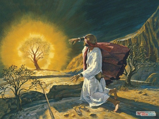 Moses at Burning Bush